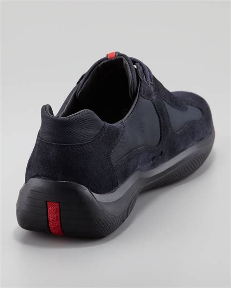 prada americas cup black suede|prada americas cup sneakers sale.